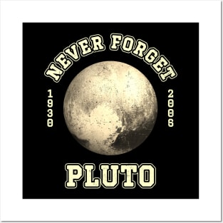 Pluto Never Forget Posters and Art